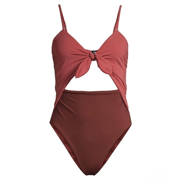 Veronica Beard Aniston Cutout One-Piece Swimsuit XS 248$ - Picture 4 of 9